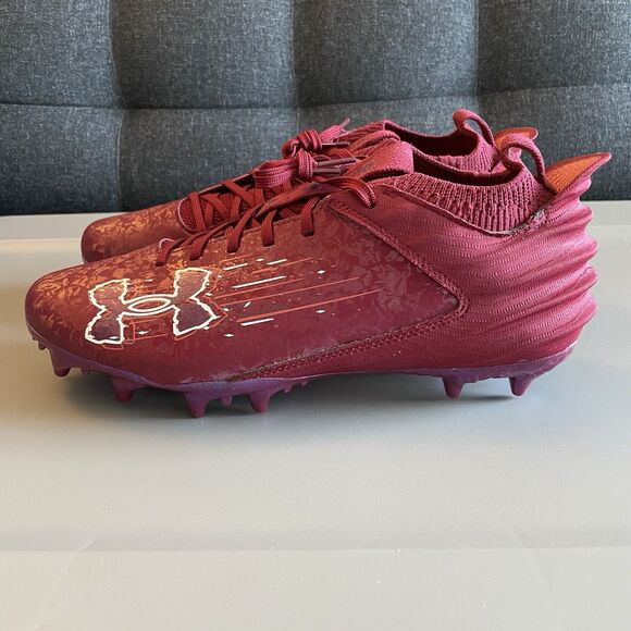 Under Armour Blur 2 MC Suede Red Football Cleats 3027978-602 Men’s Size 14 main image 6